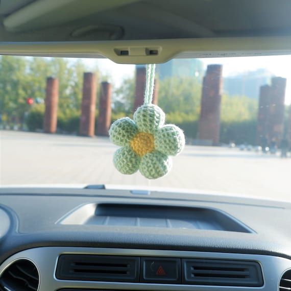 Fleurs au crochet, Clip de ventilation pour voiture, Désodorisant