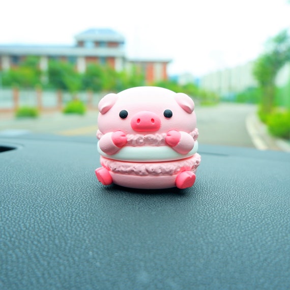  Car Dashboard Decorations Cute Cartoon Piggy Doll