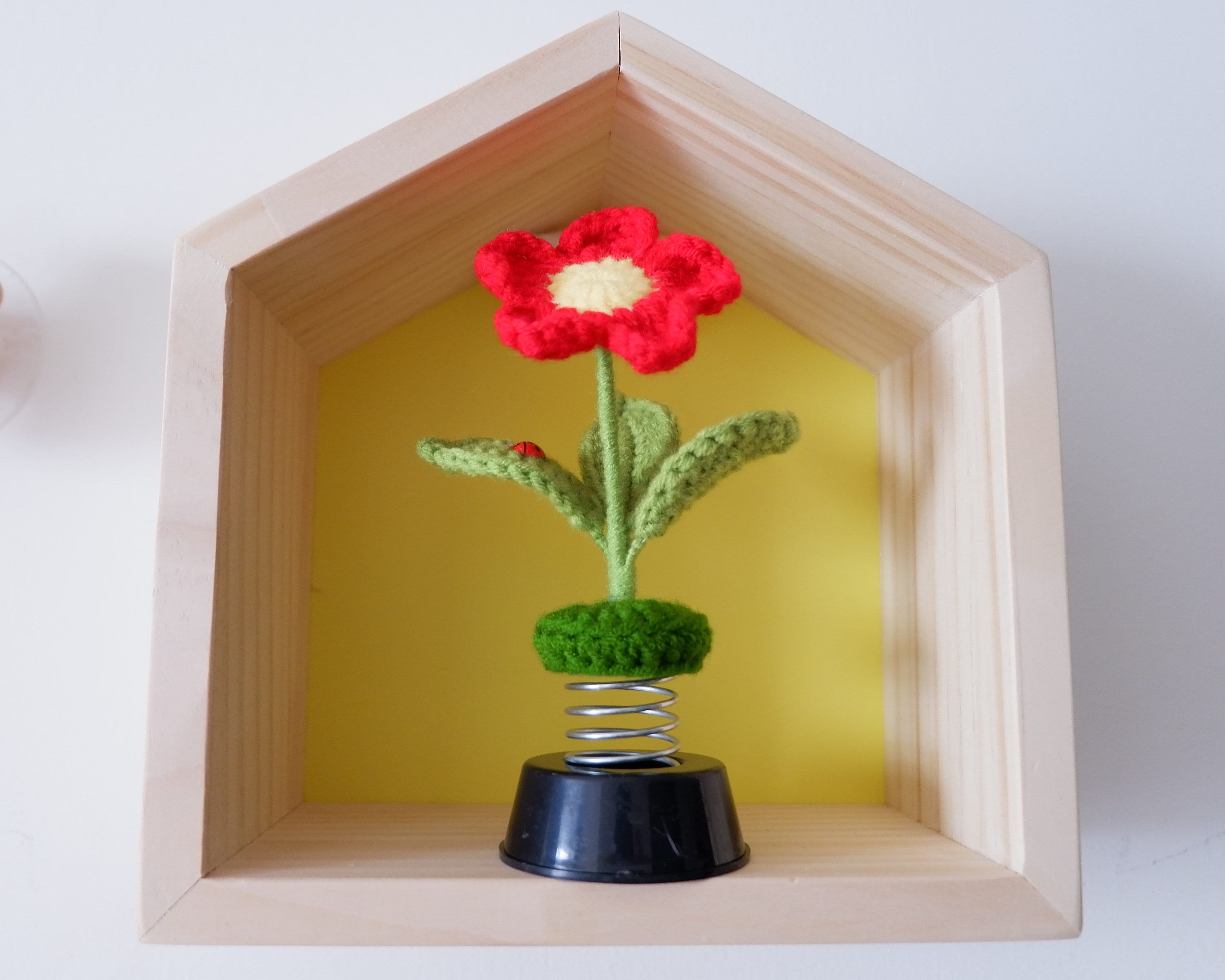 Little Flowers Car Accessories Cute Crochet Flowers Car Etsy