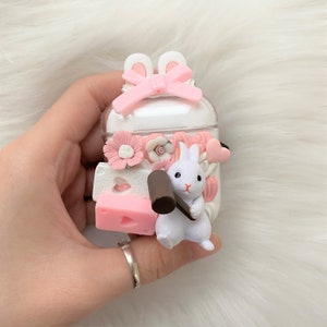 Decoden AirPods Case, Bunny AirPods Case, AirPods 1/2/3/4/Pro/Pro 2 Case, Custom AirPod Case, Anime AirPods Case, Cute Airpods Case image 4