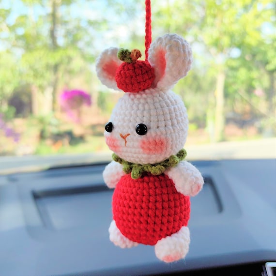 Llavero De Conejito De Peluche Con Orejas Caídas – Colgante De Dibujos Animados, Suave Y Ligero, Ideal Para Llaves, Mochilas O Decoración Del Coche