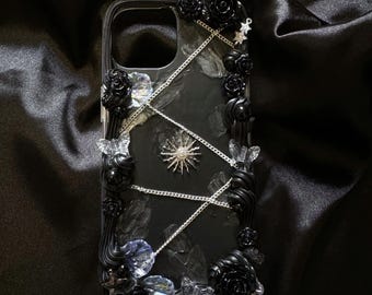 スマホアクセサリー DECO depuis 1985 3D FLOWER MALTI CHAIN スマホアクセサリー DECO depuis1985 3D FLOWER MALTI CHAIN