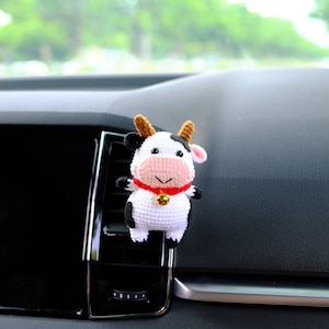 Crochet Mr. Bear & Ms. Bunny Car Dashboard Decor, Cute Car Interior  Accessories for Women/teens, Anime Car Accessories, Gifts for Couple 