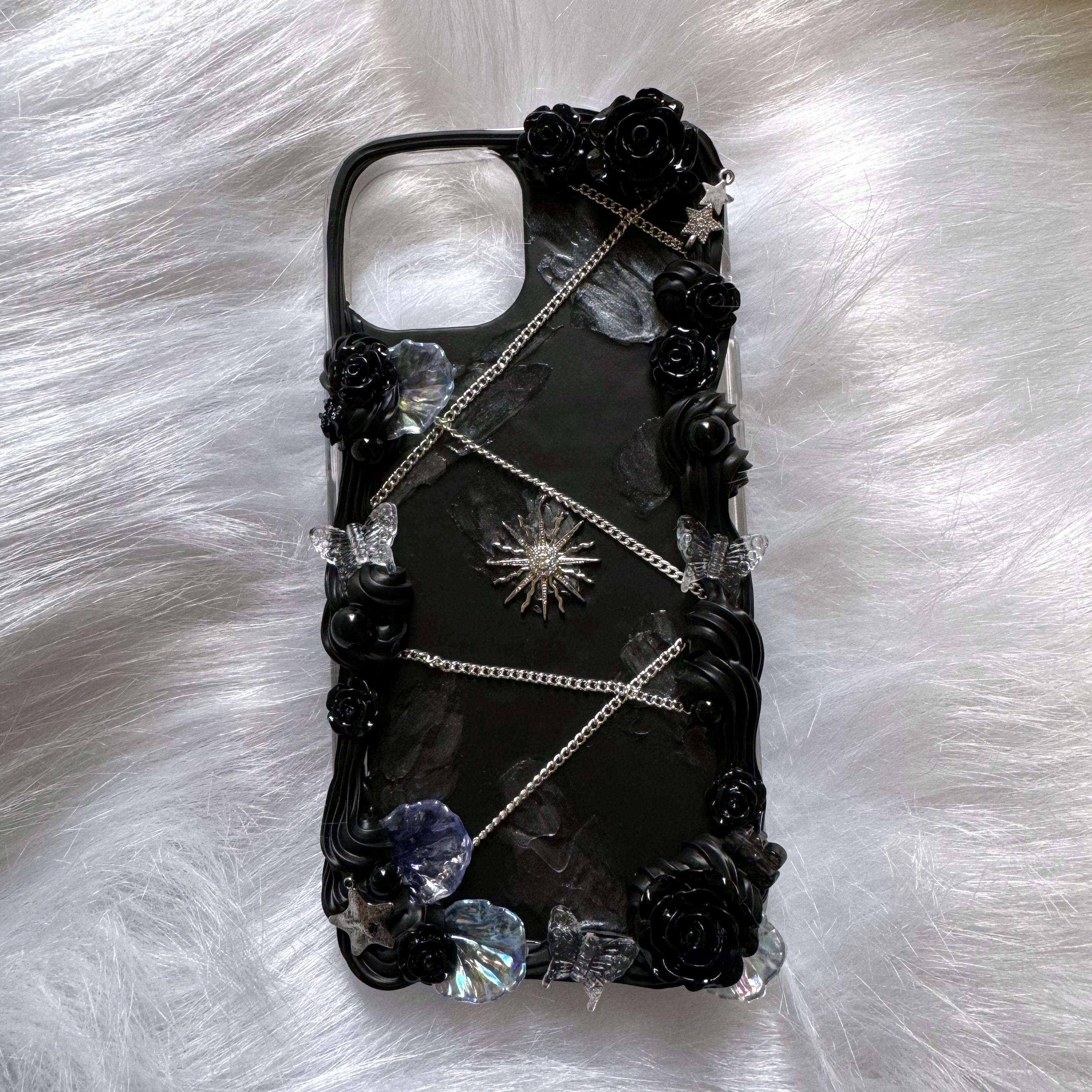 スマホアクセサリー DECO depuis1985 3D FLOWER MALTI CHAIN スマホアクセサリー DECO depuis1985 3D FLOWER MALTI CHAIN