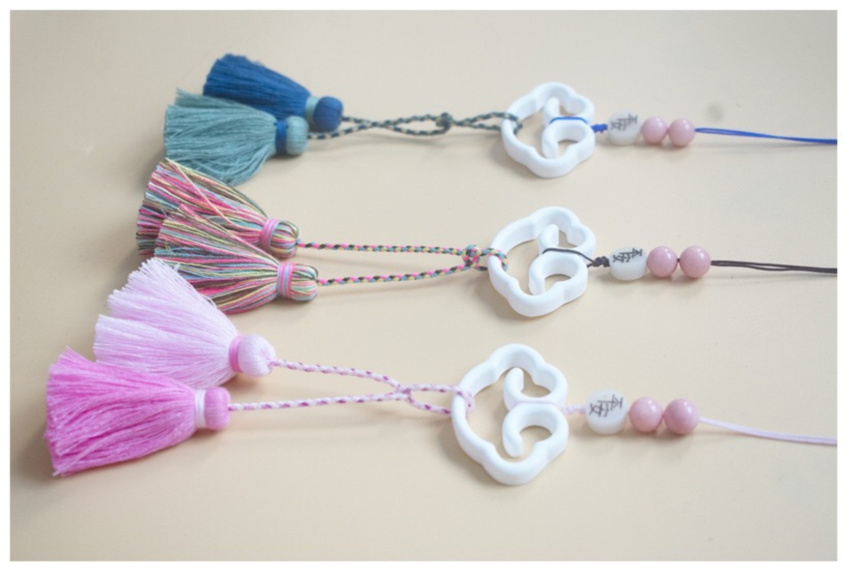 Car Air Freshener Mirror Hanging Cute Clouds/tassel Decorated Etsy