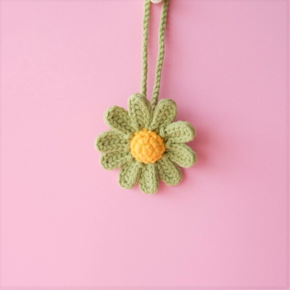Ciondolo Auto A Forma Di Fiore Di Ciliegio Rosa - Ornamento Profumato Per Specchietto Retrovisore