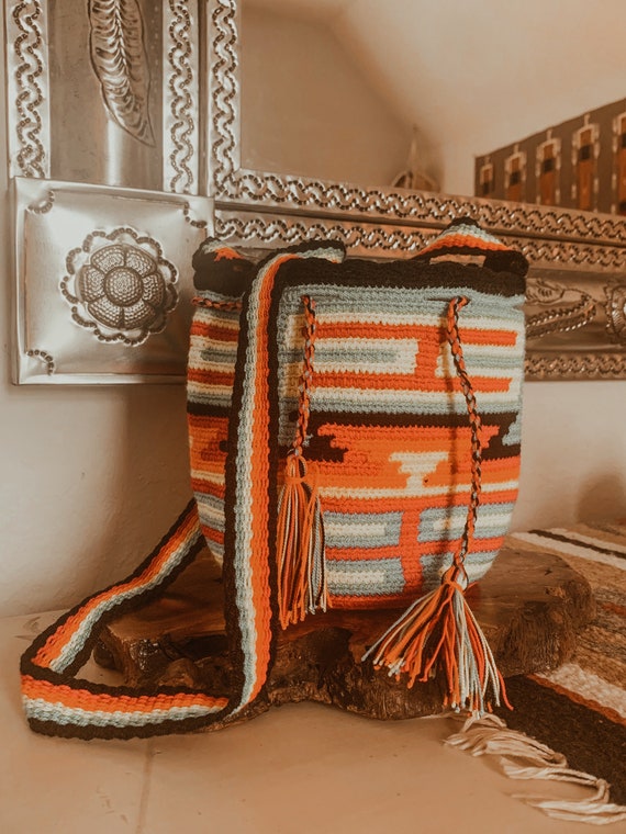 Wayuu Columbian Purse,Columbian Bag,Crochet Bag,Wo
