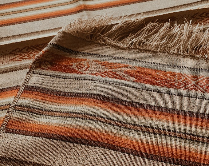 Vintage Mexican Table Runner,table Runner,mexican Rug,textile,serape,southwestern Style,home