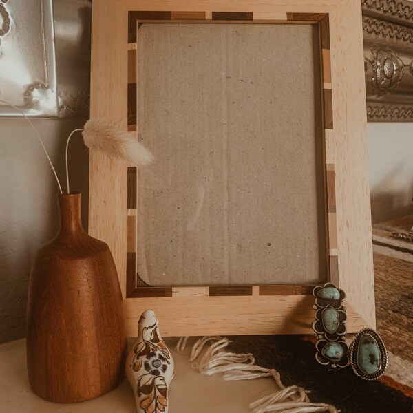 Wood Inlay Picture Etsy