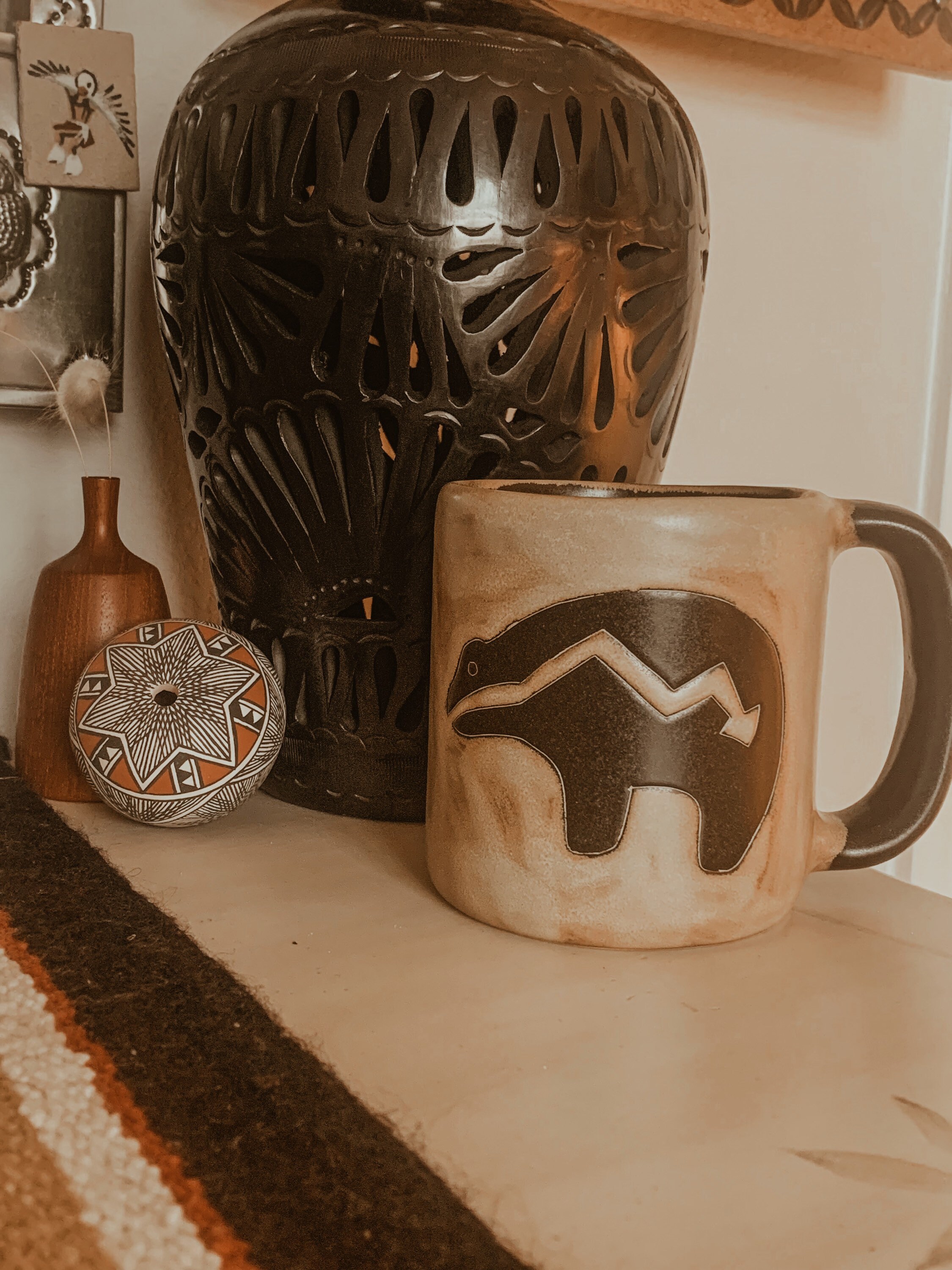 Southwest Pottery Mug (Set of 4) – Modern Rustic Home