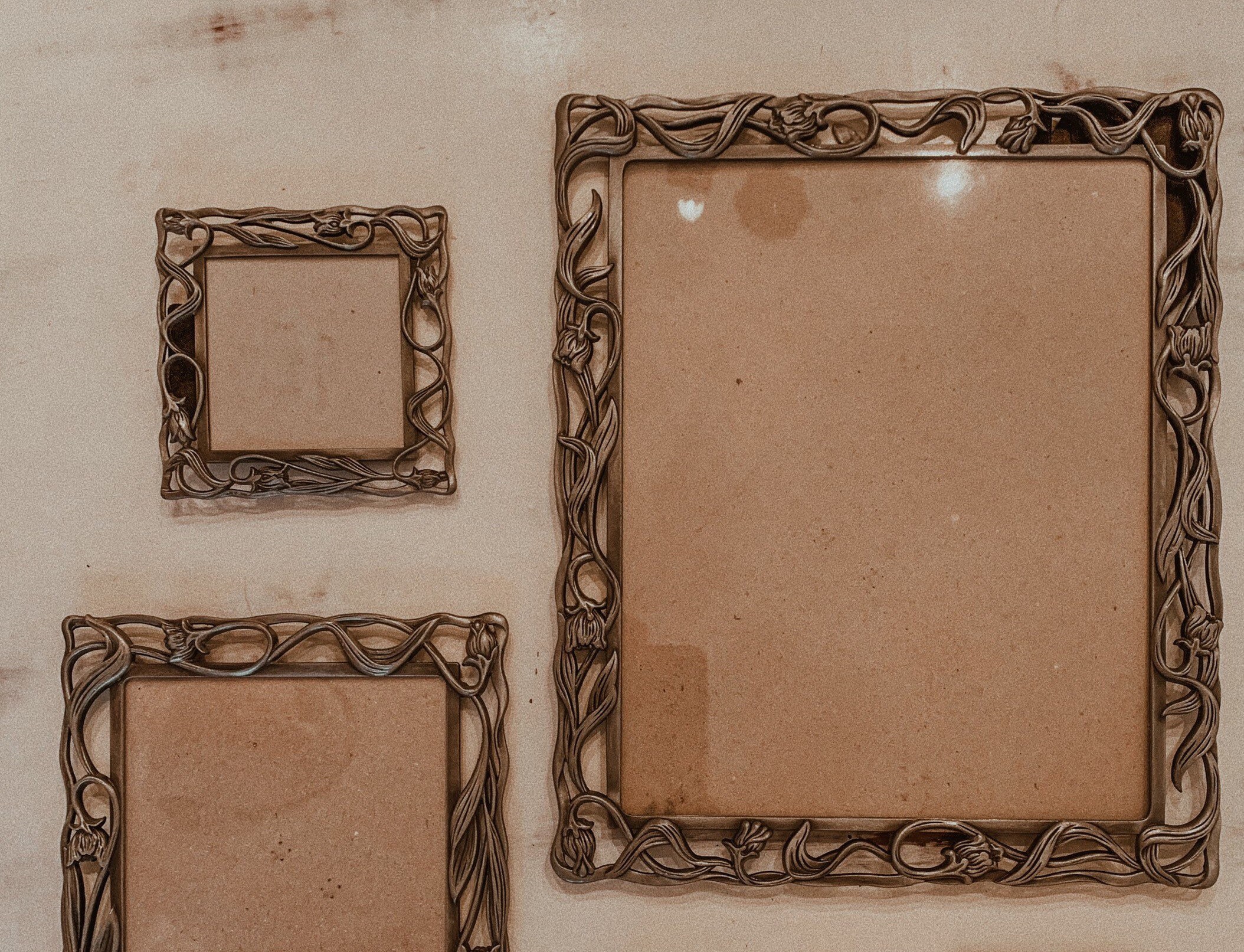 Vintage Metal Picture frame SetFrame LotMetal FramesArt Etsy