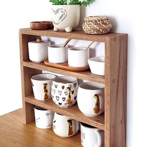 Kitchen Counter Shelf, Countertop Spice Rack, Kitchen Countertop Shelf ...
