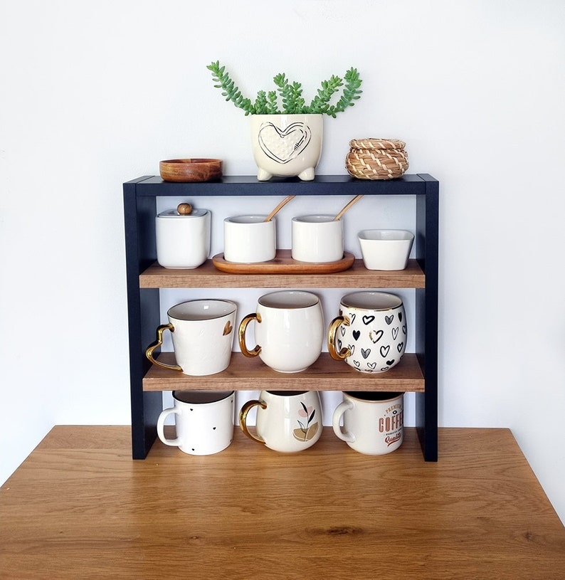 Kitchen Counter Shelf, Countertop Spice Rack, Kitchen Countertop Shelf, Shelf Rack Counter Top