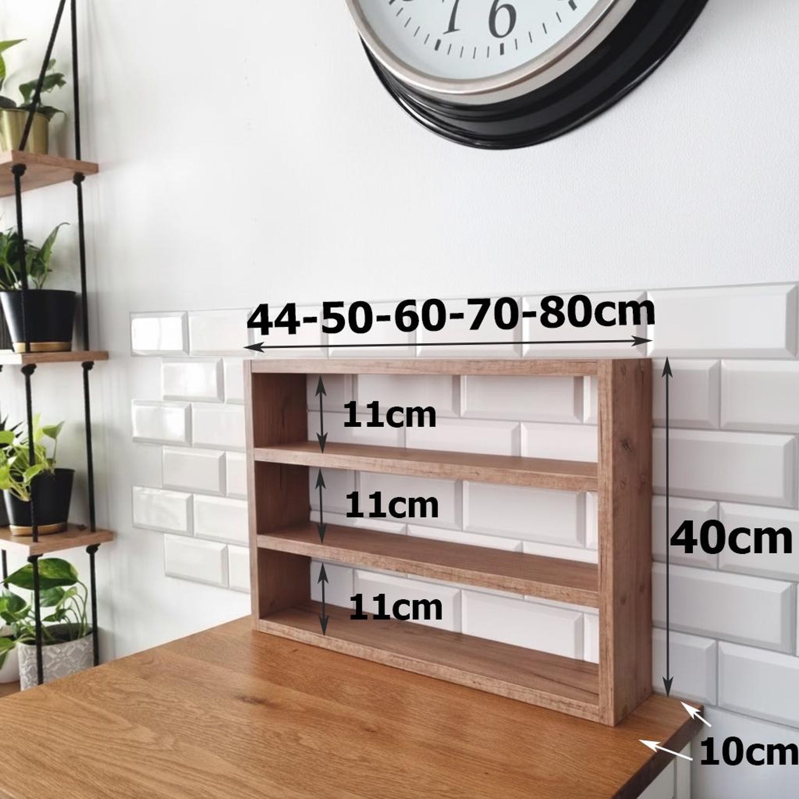Kitchen Counter Shelf, Countertop Spice Rack, Kitchen Countertop Shelf ...