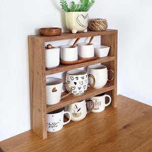 Kitchen Counter Shelf, Countertop Spice Rack, Kitchen Countertop Shelf ...
