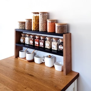 Freestanding Kitchen Counter Countertop Shelf Spice Rack Organizer
Modern Farmhouse Decor