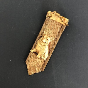 Vintage Welsh Corgi dog pin brooch Corgi lover gift unique artisanal