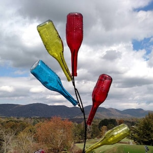 Bottle Branch, bottle tree, metal bottle tree, bottle tree garden decor, bottle tree yard art