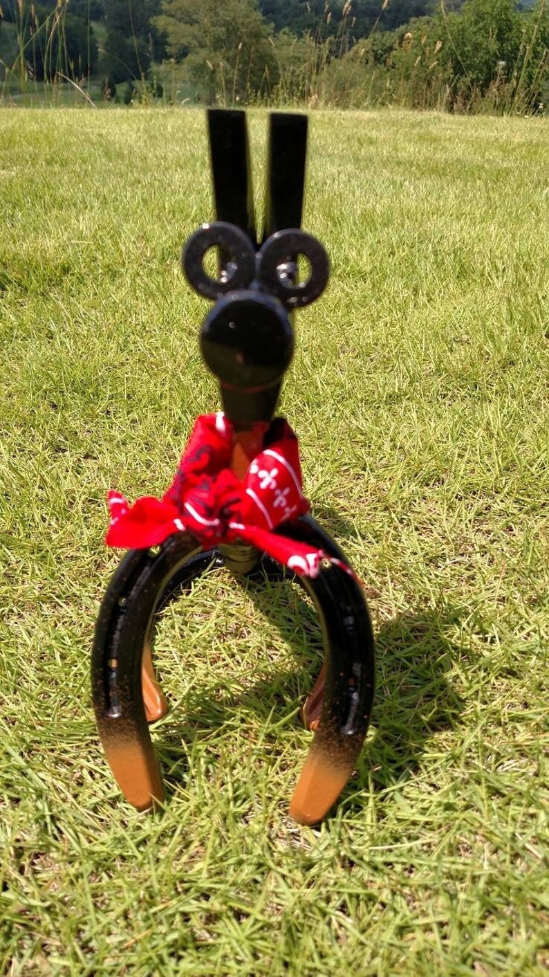 Scrap Metal Dog Hammerhead Dog Horseshoe Dog Steel Dog Etsy