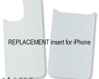 Replacement Sublimation Insert for Phone Case Compatible with iPhone (Case NOT Included)