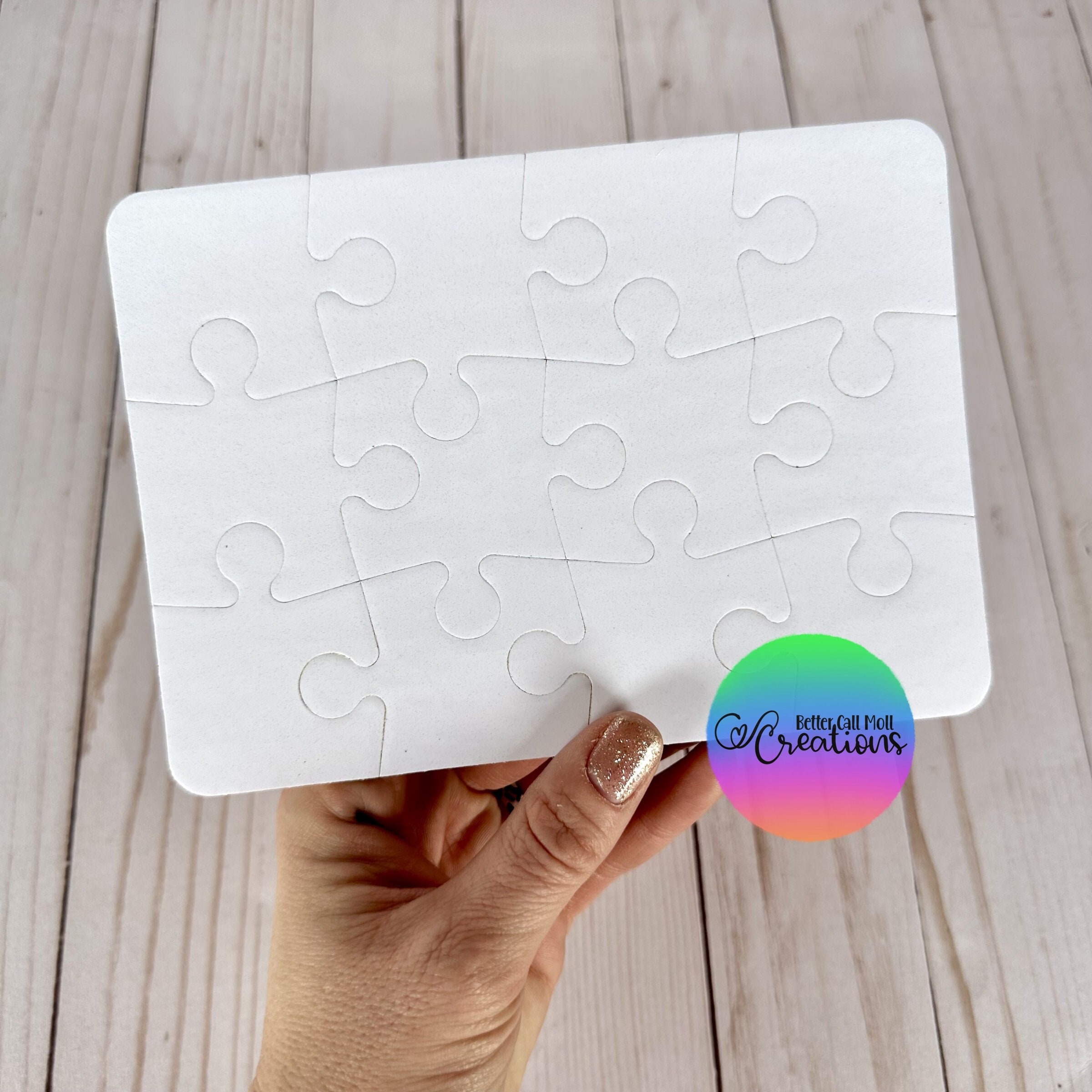 150Pcs Blank Sublimation-Puzzle 4x6 Inch Heat Transfer Printing Blanks  Puzzle DIY Custom Jigsaw Puzzle Handmade Crafts