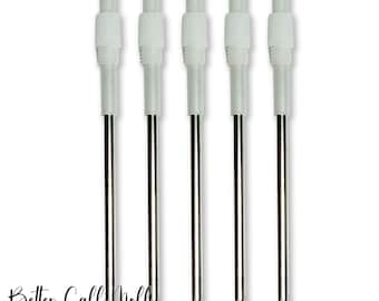 5-Pack Black or Blue Ink Refills for Twist Retractable Sublimation Ink Pens