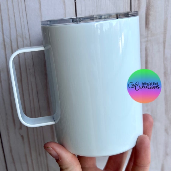 12oz Coffee Mug With Handle Sublimation Tumbler