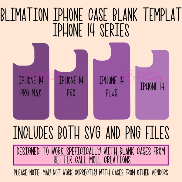 Templates for Sublimation Blank iPhone 14 Series Cases | Digital Templates | iPhone 14 Pro Max | iPhone 14 Pro | iPhone 14 Plus | iPhone 14