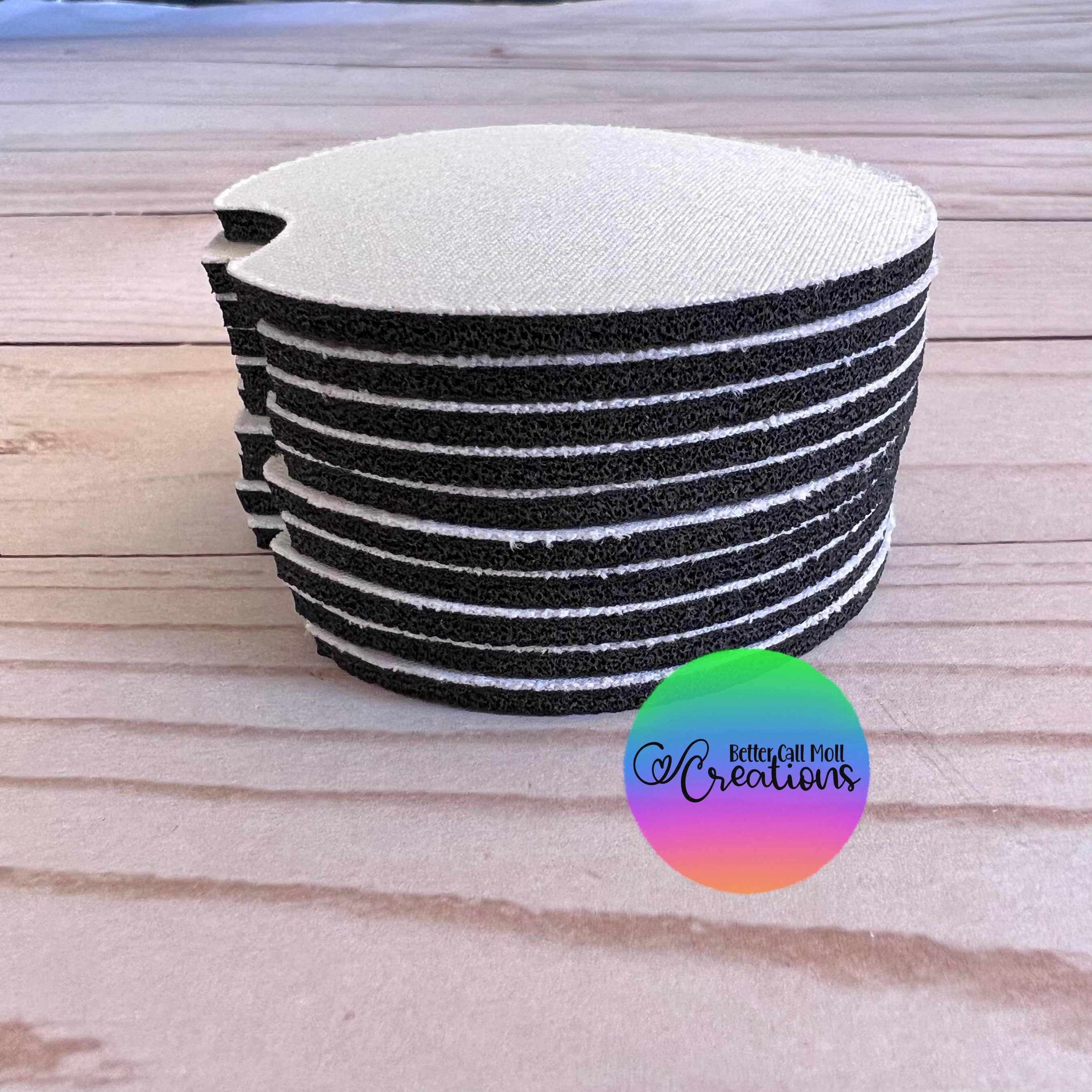 Neoprene Car Coasters Sublimation Blanks (Pack of 2) – Easy Tumblers