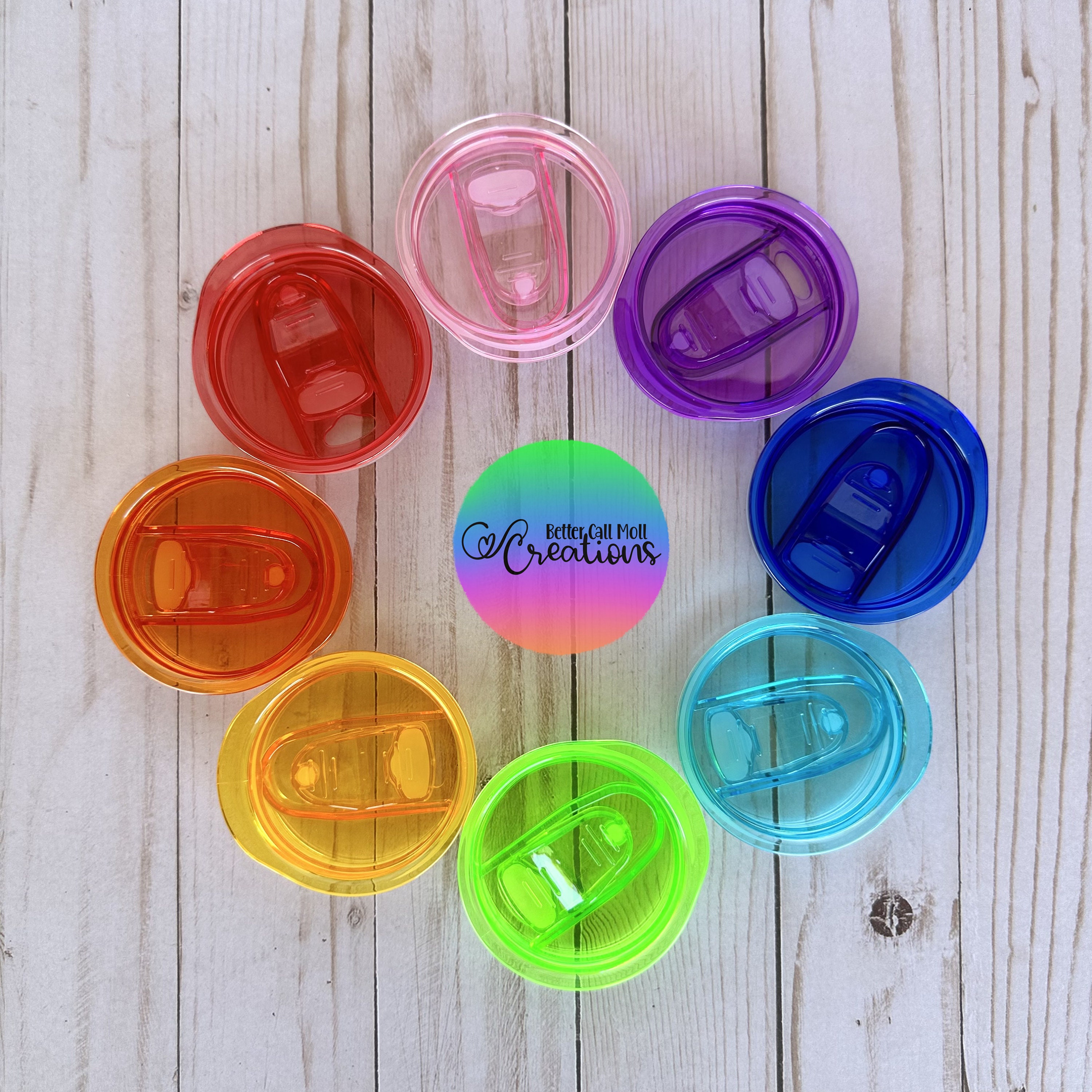 Colorful Slide Lid for 15oz and 20oz Skinny Tumblers 