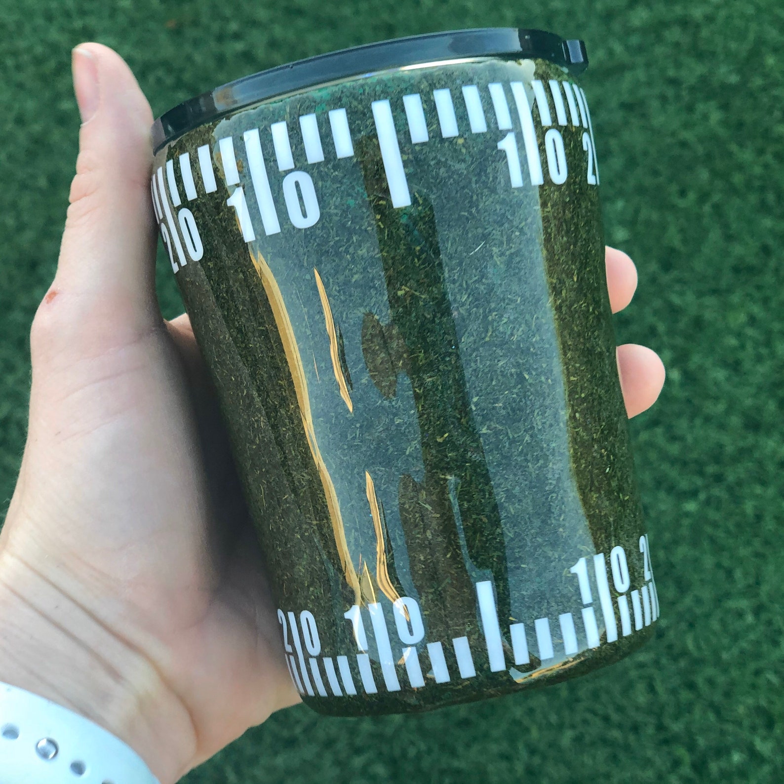 Football Yard Lines for Tumblers and More SVG and PNG | Etsy