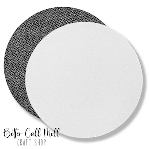 Round Neoprene Coaster Sublimation Blank Set of 2, 4 Inch Coasters, DIY Personalized Drink Coaster Craft Supply