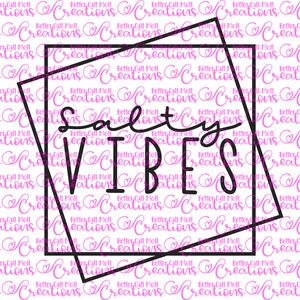 Salty Vibes SVG and PNG