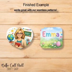 MDF Sublimation Magnet Blanks, DIY Craft Magnets with Adhesive immagine 5
