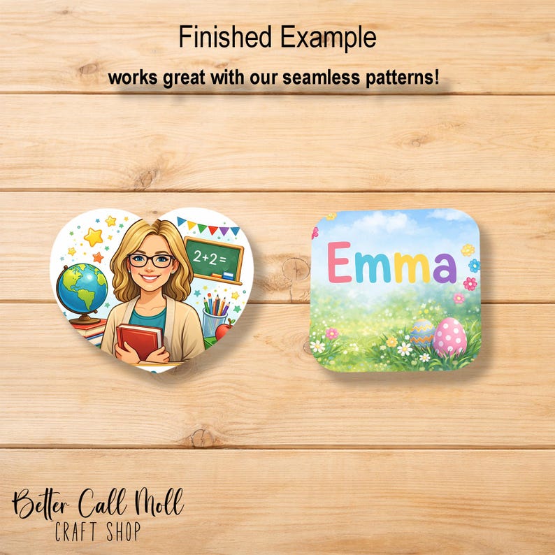 MDF Sublimation Magnet Blanks, DIY Craft Magnets with Adhesive immagine 5