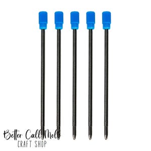 5-Pack Black or Blue Ink Refills for Twist Retractable Sublimation Ink Pens image 3