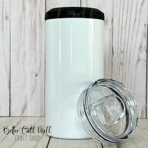 4-in-1 Glossy Can Cooler Sublimation Tumbler