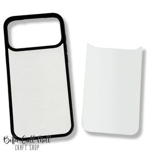 Sublimation Phone Case Blank for iPhone w/ Metal Insert | Ready to Press | DIY Custom Phone Case | Fits Multiple iPhone Models