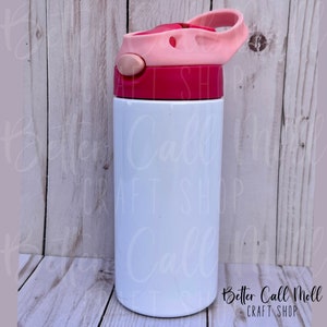 12oz Flip Top Kids Glossy Sublimation Tumbler