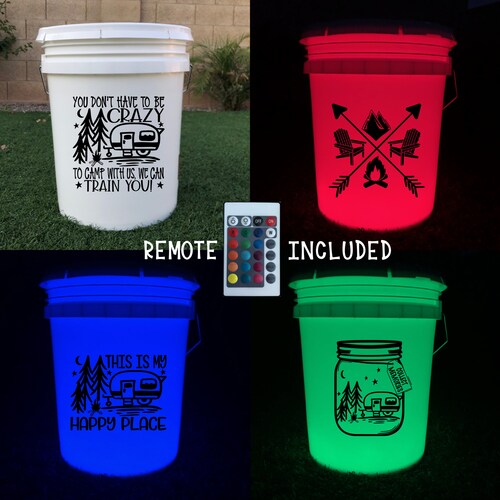 Camping Light Bucket Kit Bucket Not Included Sized For 5 Etsy