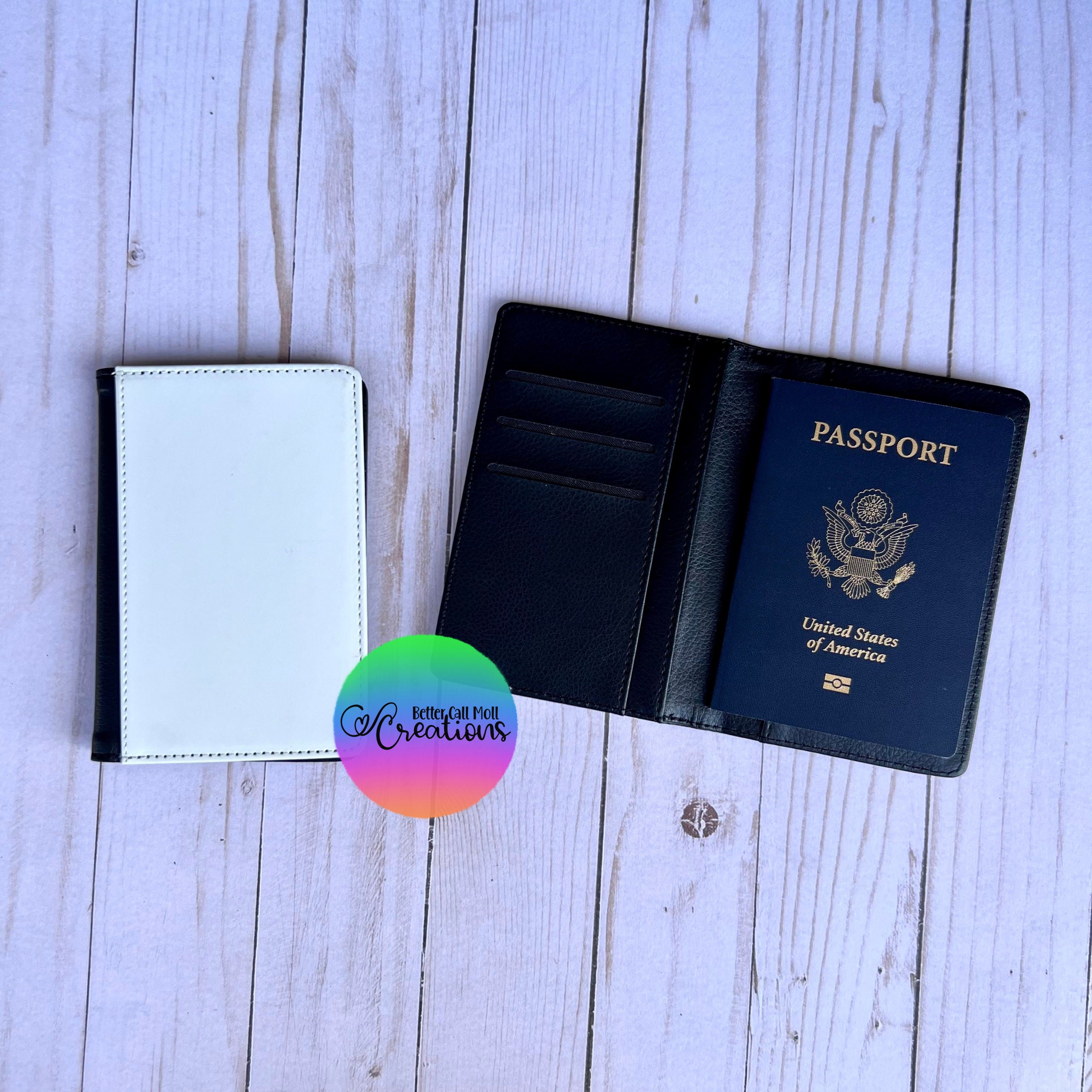 Sublimation Passport Cover Faux Leather Single Sided Etsy