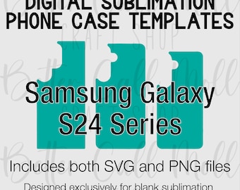 Sjablonen voor sublimatie blanco Samsung S24-serie hoesjes | Digitale sjablonen