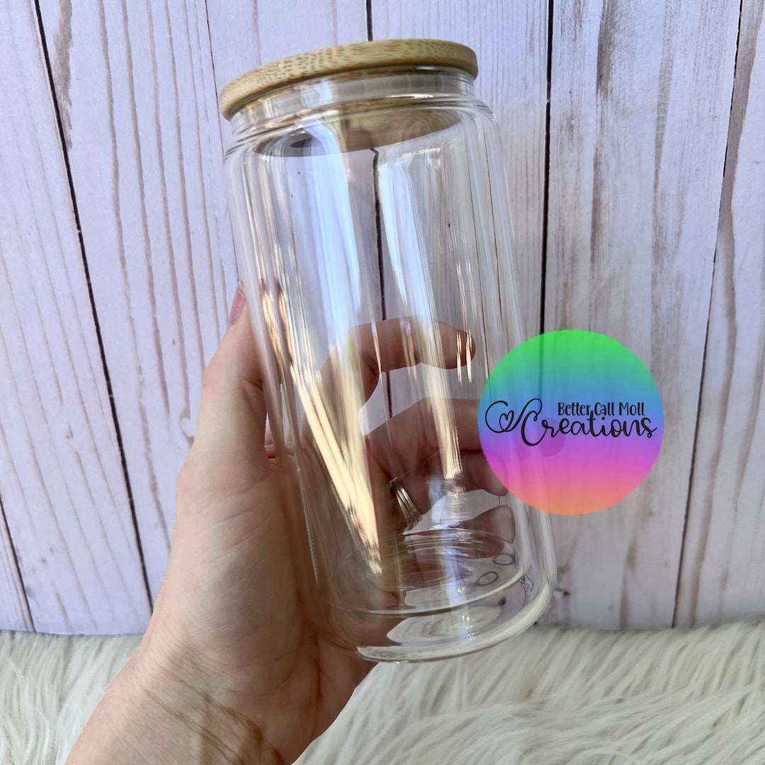12oz SNOW GLOBE Glass Sublimation Tumbler Etsy