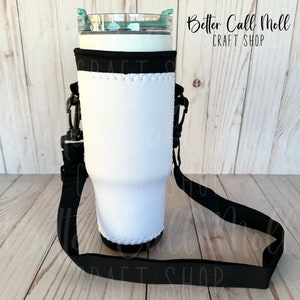 40oz Handle Tumbler Tote Neoprene Sublimation Blank