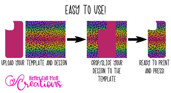 Templates for Sublimation Blank iPhone 14 Series Cases Digital