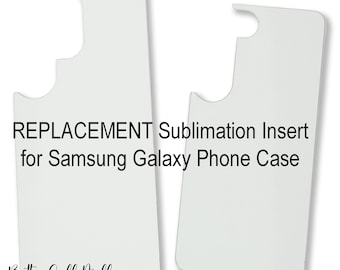 Replacement Sublimation Insert for Phone Case Compatible with Samsung Galaxy Phone Case (Case NOT Included)