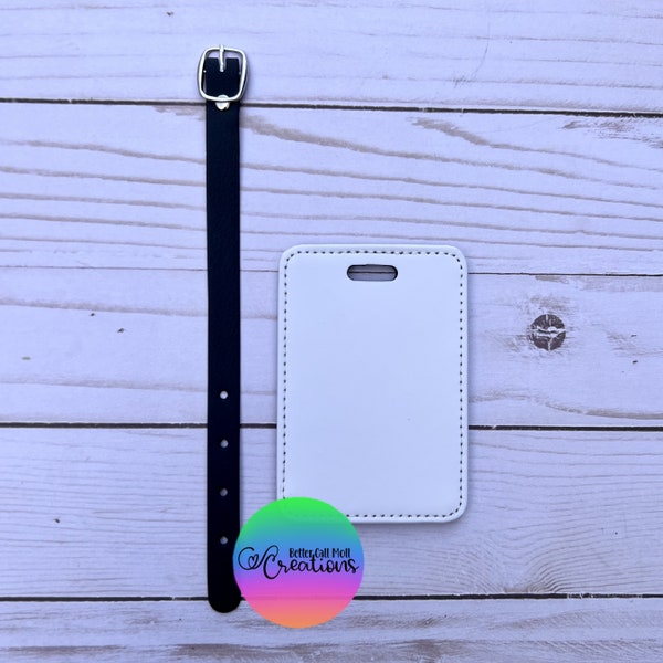 Luggage Tags Sublimation Blanks Etsy