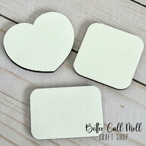 Sublimation Blank Glossy MDF Magnet