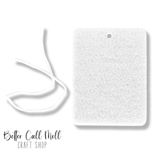 Sublimation Car Air Freshener Blanks, Double Sided Freshie, DIY Craft Supply