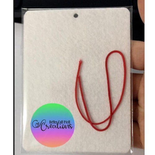 10 Sublimation Car Air Fresheners Felt Car Freshies Etsy